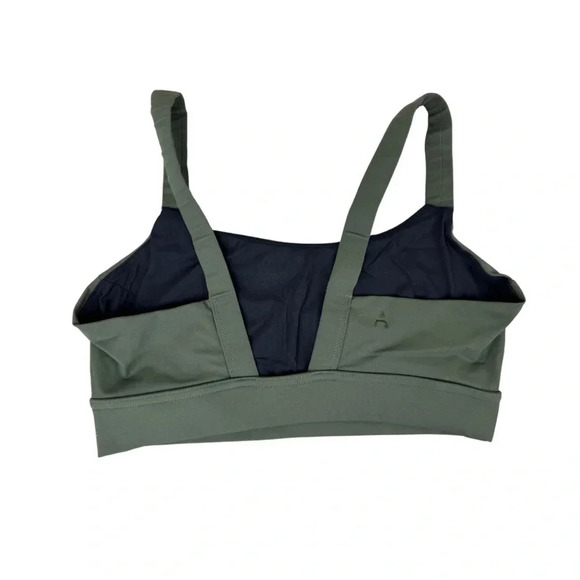 aday Lighten Up Sports Bra & Layered Up Thermal Leggings Set Green XS Activewear - Picture 9 of 15